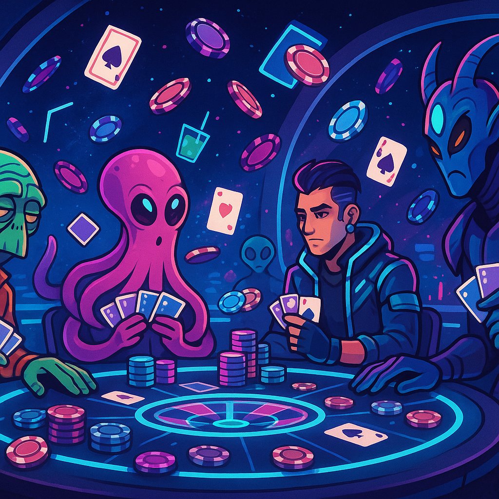 Detail permainan Blackjack tampilan detail permainan Infinite Blackjack dengan kartu yang ditampilkan dan perhitungan pembayaran